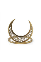 3 pc Star, Moon & Lantern Metal Napkin Ring Set - Gold