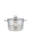 Infinity Covered Stockpot Silver 28cm