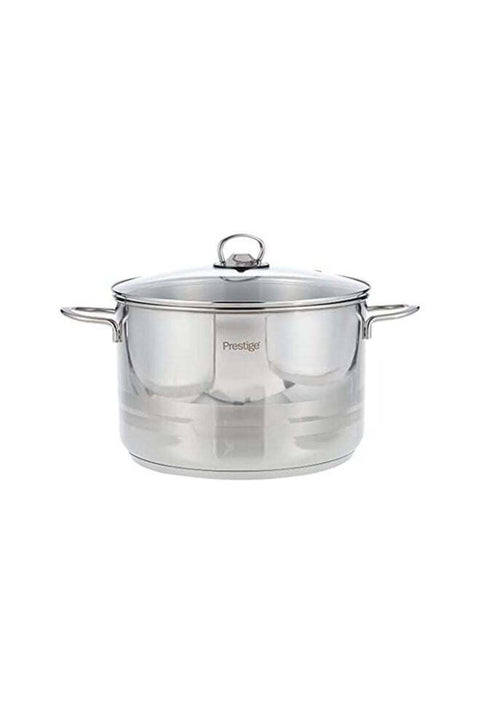 Infinity Covered Stockpot Silver 28cm
