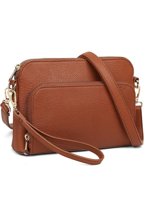 Marvolia Crossbody Bag for Women - PU Leather Shoulder Bag Trendy Small Crossbody Purse Bag for Travel Work Part