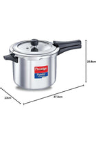 5.00Liters Popular Svachh Spillage Control Stainless Steel Pressure Cooker, 5 L (Silver)