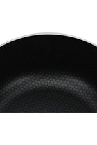 28x12 cm Scarlet Honeycomb Casserole - Non-Stick Cookware with Tempered Glass Lid