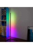 GT-Wheel LED Floor Ambient Background Light Black 147cm