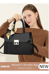 Women's Large-capacity Shoulder Bag, Fashion Elegant Handbag, Multi-pocket PU Leather Crossbody Bag