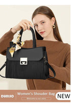 Women's Large-capacity Shoulder Bag, Fashion Elegant Handbag, Multi-pocket PU Leather Crossbody Bag