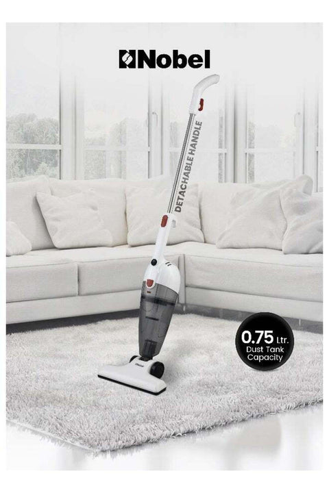 2-in-1 600W Upright & Handheld Vacuum Cleaner, Strong Suction, 750ml Dust Capacity, Grey