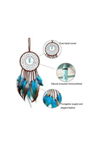 Handmade Blue Feather Dreamcatcher