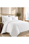Deluxe 100% Cotton GCC Single Duvet Cover Set 160x210 cm White, 600 Thread Count