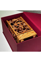 Wooden Arabic Calligraphy Incense Burner - Short