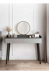 Home Bedroom Dressing Table Storage Cabinet with LED Hd Makeup Mirror, 2 Drawers Dressing Table With Drawers Vanity Table Beautiful Makeup Table 100*40*116CM