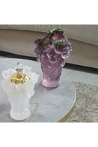 Marketplace Crystal Bakhoor Incense Burner White Rose 10 CM