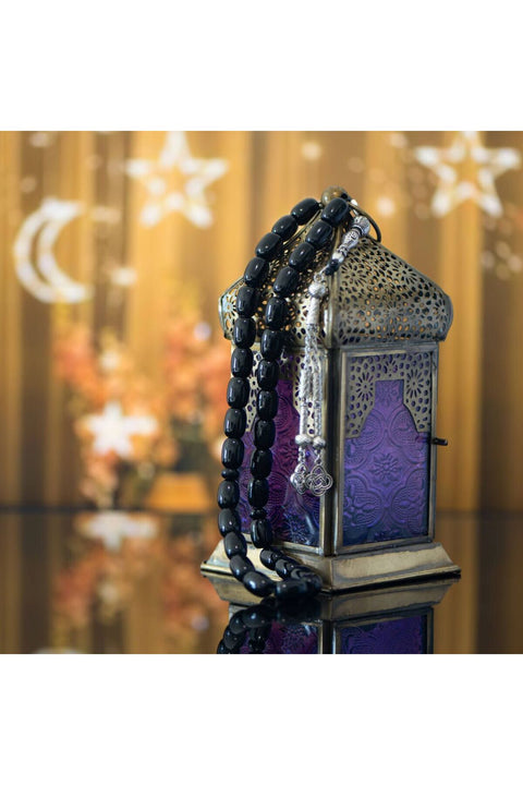 Muslim Prayer Beads - Black Agate