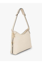 Embossed Shoulder Bag With Strap Handle