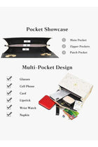 Women PU Large Capacity Multi Pocket Shoulder Bag Crossbody Satchel, Ladies Sling Clutch with Glitter Star Pearl Charm and Gold Chain, Magnetic Snap for Teenager Youth Daily Casual Party (beig