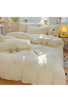 Xrare Microfiber Duvet Cover Sets, Printed Designs Bedding Sets, Single Size Quilt Cover(150x200cm), TinyHeart