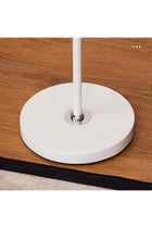 Floor Lamp White Black Wood Modern Standing Corner Reading Light, Black
