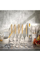 35Pcs Silicone Cooking Utensils Set, Kitchen Utensils Set, Chef Heat Resistant Kitchen Utensil Spatula Set for Nonstick Cookware, Wooden Handles Kitchen Gadgets Tools Set (Khaki)