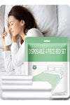 Disposable Bed Sheets for Travel, Portable Bedding Set (King Size, 4PCS)