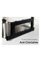 Over Sink Dish Drying Rack Black 85x32x52cm