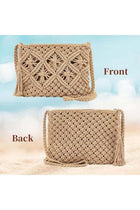 Crossbody Bag Purse For Women Bohemian Shoulder Bag Woven Crochet Purse For Summer Beach Travel Clutch Handbag