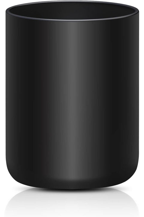 SmartHom Black Utensil Holder for Kitchen Counter, Matte Ceramic, Cooking Utensils Holder, 4.4 * 6.2 IN