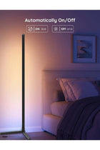Remote Control Bluetooth Version RGBIC LED Floor Lamp For Corner Standing, Bedroom and Bedside Decoration Living Room 1.2 Meter