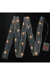 Marketplace New In Holiday Riben Garland Wreath Battery Operated LED Fairy String Lights - Yellow
