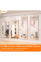 Home Gym Mirrors 140x52cm -2 PCS Large Full Body Mirror for Yoga, Large Wall Mirror Full Length for Fitness, Garage, Dance Studio