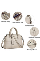 Genuine Leather Handbags for Women, Soft Hobo Satchel Shoulder Crossbody Bags Ladies Purses