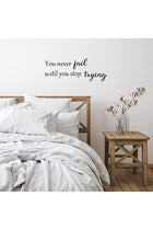 5Pcs Wall Decor Sticker Decal, Wall Quotes Stickers, PVC DIY Removable Stickers, Inspirational Quotes Decals, Peel and Stick Motivational Wall Decals, Wall Decals for Living Room Office Bathroom