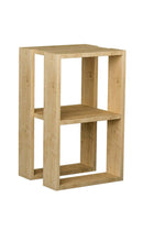 Modern Nightstand Bedside Table | Multifunctional Side Table For Bedroom Living Room| 2Tier Table| 30X34X55Cm Oak