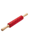 New Disney Bake with Mickey Mouse Silicone Rolling Pin for Baking with Wooden Handles & Non Stick Silicone Barrel, 45cm