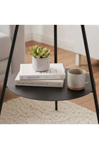 Tripod Shelf Floor Lamp - Black