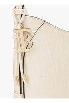 Embossed Shoulder Bag With Strap Handle