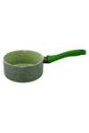 Granite Non-Stick Aluminium Milk Pan Green