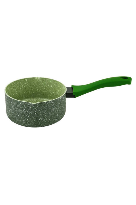 Granite Non-Stick Aluminium Milk Pan Green