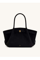 PEI Hana Medium Faux Suede Tote Black