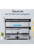 3 Layer Kitchen Rack Organizer Dish Drainer Rack Over Sink Pots Holder Bowl Dish Drain Rack Kitchen Storage Countertop Organizer