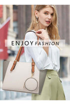 3PCS Women's Fashion Retro Shoulder Bag, Ladies Large Capacity Crossbody Bag Shopping Bag Carry Bag