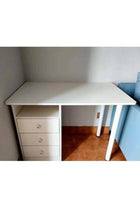 Modern Design Computer Desk Simple Rectangular Writing Study Table with Storage Drawers Workstation Table for Bedroom Home Office 120x48x73 cm