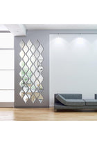 3D Tear Drop Mirror Wall Stickers, 30Pcs Acrylic Removable Silver Decorative Mirrors for Home, Living Room, Bathroom, Office, Dormitory, Peel and Stick Wall Decals