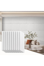3D Wall Panels Peel and Stick, Slat Wall Panel for Modern Decor, Wall Accents for Interior Wall Decor, 12 Pack PVC Flower Textured Wall Panels for Living Room Lobby Bedroom Hotel Office