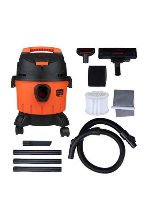 BLACK+DECKER Wet & Dry Vacuum Cleaner 10L 1200W WDBD10-B5 Orange/Black