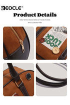 Women's Vintage Bowling Bag with Classic Silhouette and Versatile Design Commuter Tote with Structured Shape for Office Daily Use