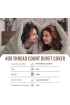 6 piece Polycotton Bed Sheet Queen Size (160x200+35) cm with Duvet Cover and Pillowcases