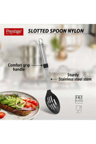 Slotted Spoon With Nylon Head Silver/Black