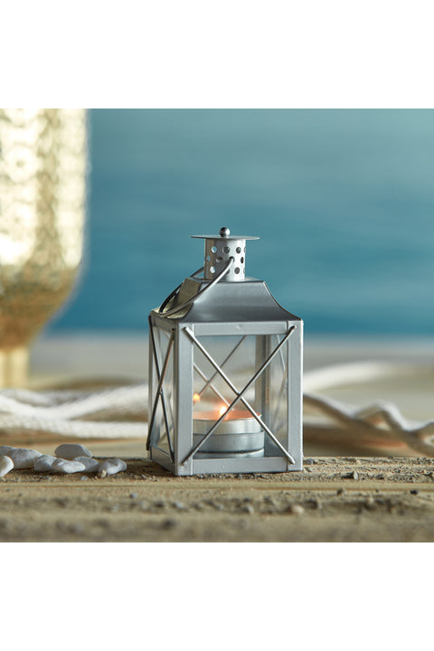 Aaron Metal Tealight Lantern - 12 cm