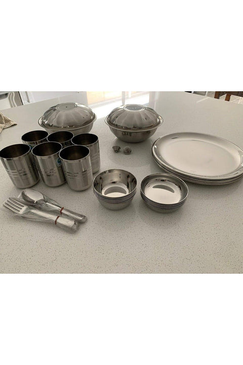 Stainless Steel Dinnerware Set 40 Pieces