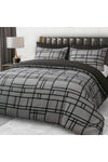 Pamposh Double Duvet Set, Premium Brushed Microfiber Duvet Cover, Ultra Soft, Hypoallergenic, Non-Ironing, Luxury Bedding Sets with Zipper Closure