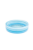 Blue Bliss Splash Kiddie Pool – Inflatable Pool with Mosaic Tile Print Floor for Kids